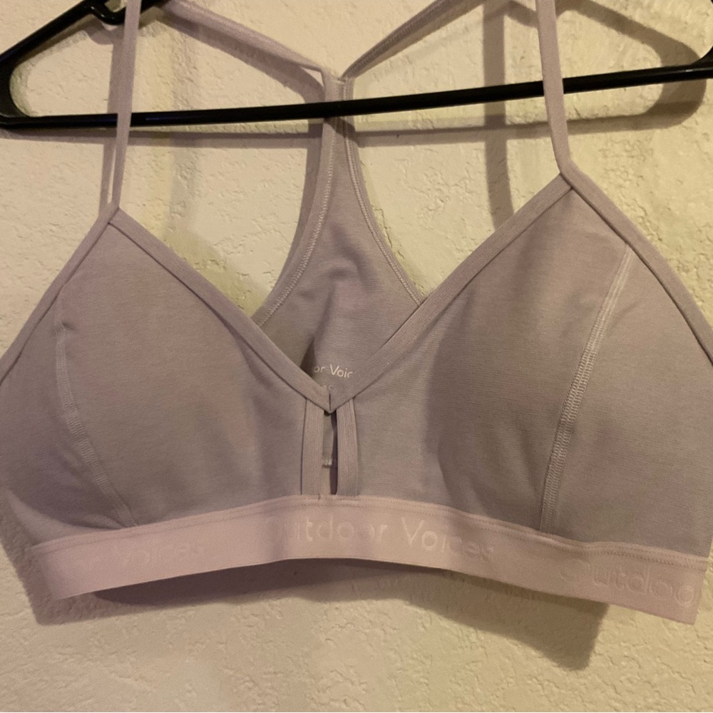 Outdoor Voices Light Purple Bra